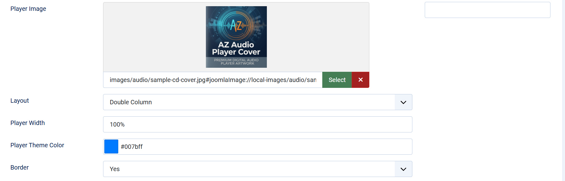 Module Administration Backend Screenshot